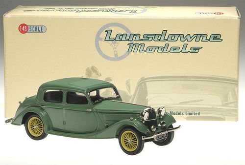 Lansdowne Models 1937 Riley Continental 4-Door Saloon 1/43