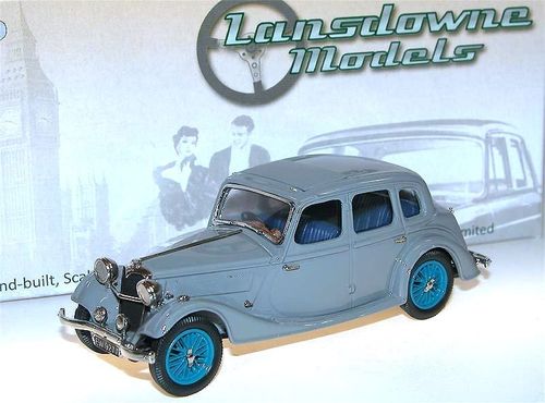 Lansdowne Models 1936 Riley Adelphi 4-Door Saloon 1/43