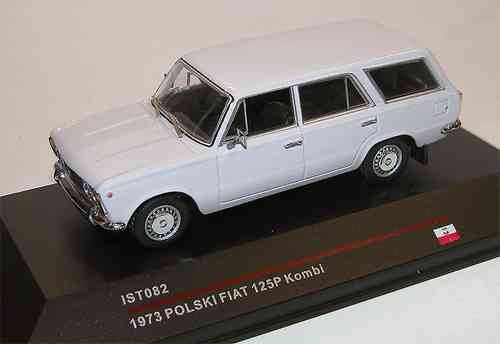 Ist Models 1973 FSM Polski Fiat 125P Kombi grau 1/43