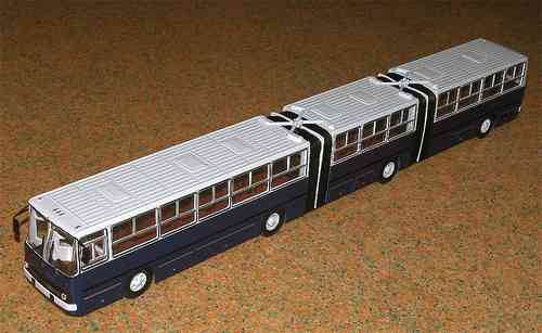 Soviet Bus Ikarus-293 Doppelgelenkbus 1988 Ungarn 1/43