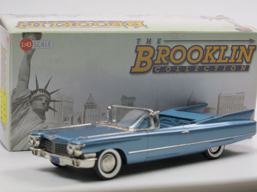 Brooklin 1960 Cadillac Series 62 Convertible Coupe blau 1/43