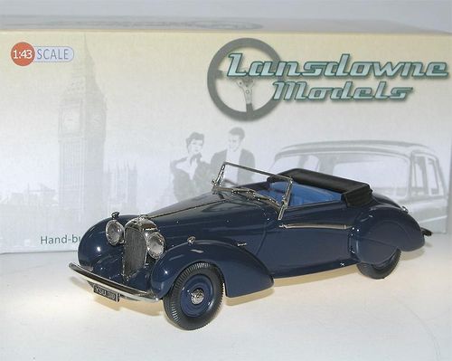 Lansdowne Models 1939 Lagonda V12 Rapide DHC blau 1/43