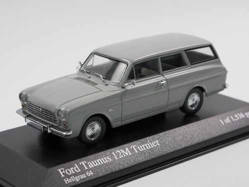 Minichamps 1962 Ford Taunus 12M Turnier grau 1/43