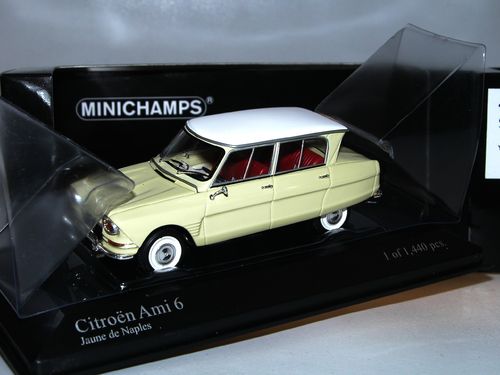 Minichamps 1964 Citroen Ami 6 Jaunes de Naples 1/43