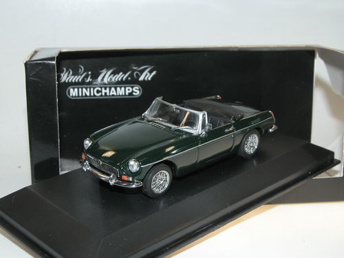 Minichamps 1962 MGB Cabriolet british racing green 1/43