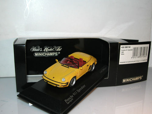 Minichamps 1988 Porsche 911 Speedster yellow 1/43