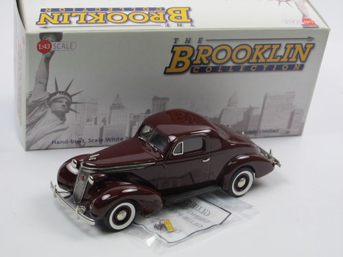 Brooklin 1937 Studebaker Dictator Coupe Maroon 1/43