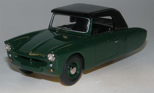 1957 Coronet 3-Wheeler Softtop grün Microcar Resin 1/43