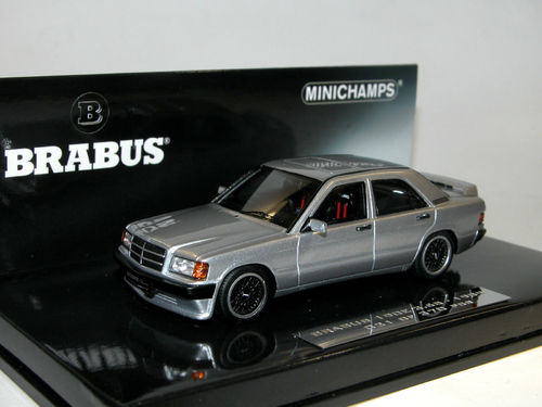 Minichamps 1989 BRABUS 190E 3.6S silver Mercedes 1/43