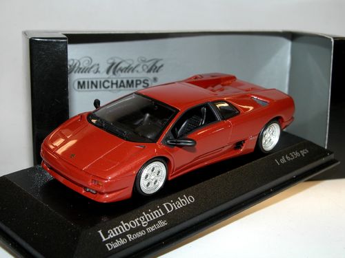 Minichamps 1994 Lamborghini Diablo rosso metallic 1/43