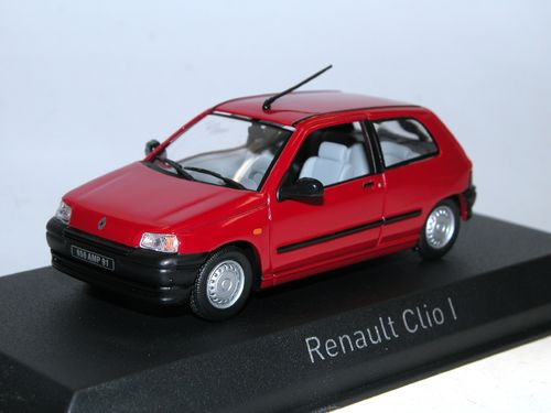 Norev 1990 Renault Clio I 3-Türer rot 1/43
