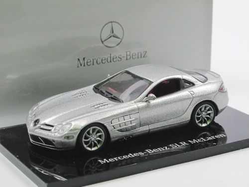 Minichamps 2003 Mercedes-Benz SLR McLaren Coupe silver 1/43