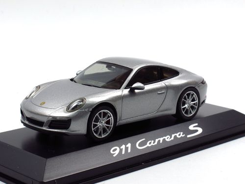 Herpa Porsche 911 Carrera S Facelift 2015 silber 1/43