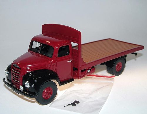 1949 Ford Thames ET6 Flatbed Truck red Resin / ABS 1/43