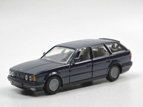 Gama 1991 BMW 525i E34 Touring Kombi blau 1/43