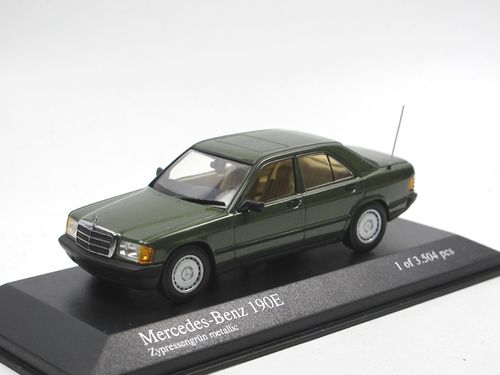 Minichamps 1984 Mercedes-Benz 190 E (W201) grün 1/43