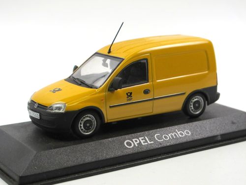 Opel Combo Kasten 2002 gelb Modellauto Minichamps 1:43