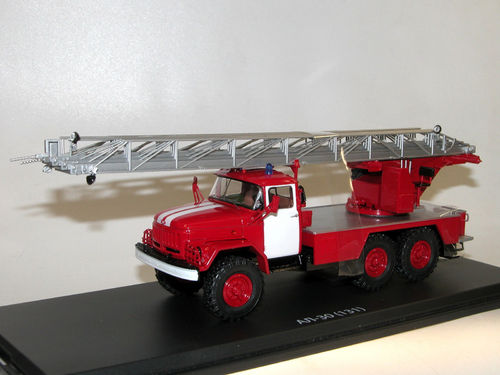 Start Scale Models Feuerwehr Drehleiter AC-40 ZIL-131 1/43
