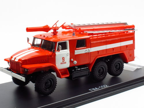 Start Scale Models URAL 375 M PM-102 TLF Feuerwehr USSR 1/43