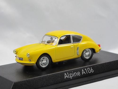 Norev 1956 Renault Alpine A106 gelb 1/43