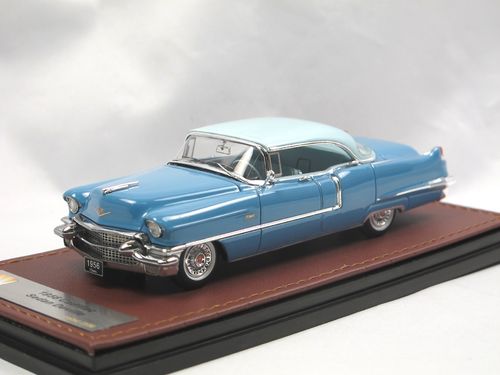 GLM 1956 Cadillac Sedan DeVille 2-Tone Blue 1/43
