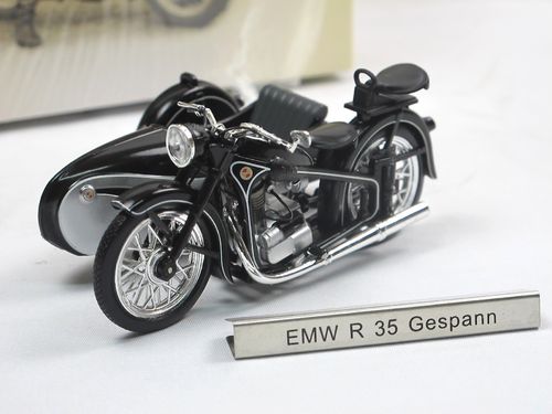 Atlas Verlag EMW R 35 Motorrad-Gespann DDR Motorräder 1/24