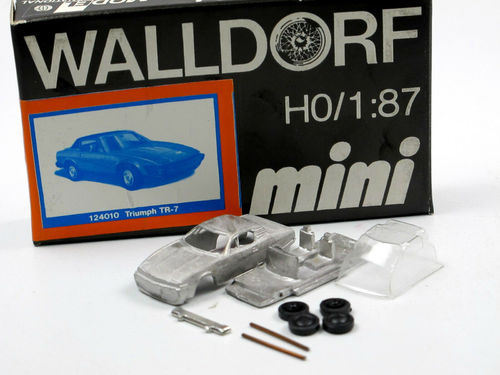 Walldorf mini Triumph TR7 Coupe Weißmetall Bausatz 1/87