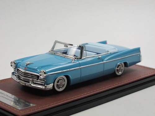 GLM 1956 Chrysler Windsor Convertible Stardust Blue 1/43