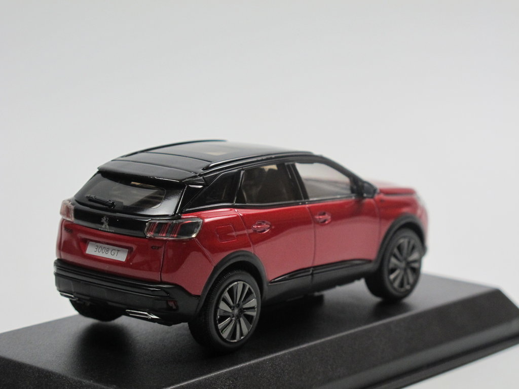 Norev 319151 Peugeot 3008 rot metallic 2020 Maßstab 1:64 ModellautoNEU!° 