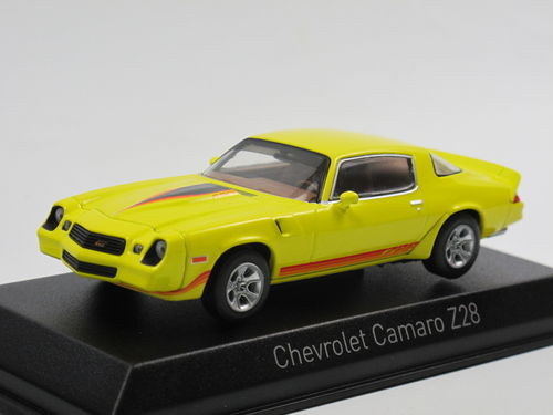 Norev 1980 Chevrolet Camaro Z28 gelb/rot 1/43