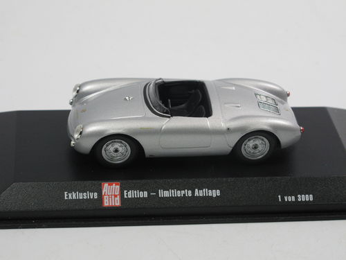 Minichamps 1955 Porsche 550 Spyder silber 1/43