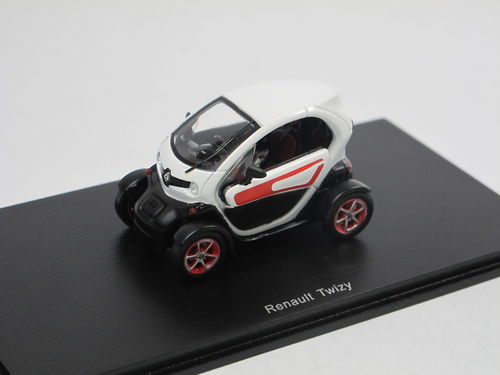 Spark Renault Twizy elektrischer 2-Sitzer weiß/rot 1/43