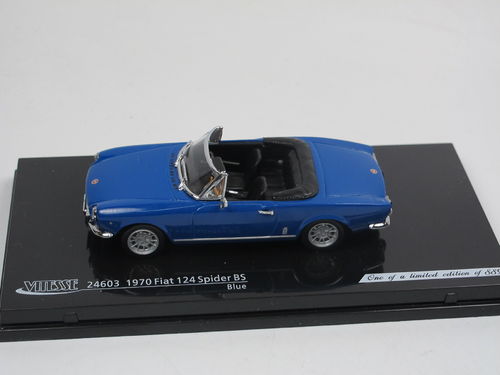 Vitesse 1970 Fiat 124 Spider BS blau 1/43