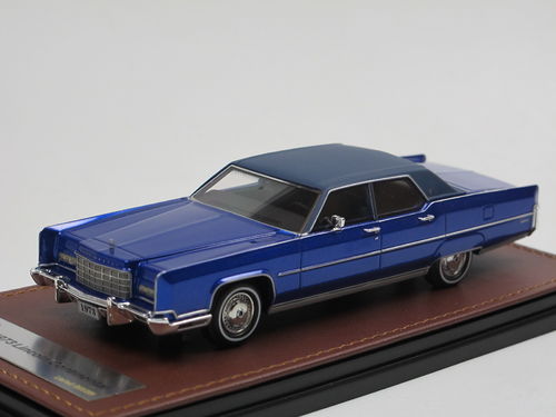 GLM 1973 Lincoln Continental Town Car Blue Metallic 1/43