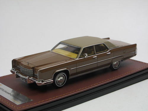 GLM 1973 Lincoln Continental Town Car brown metallic 1/43