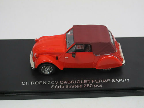 Franstyle Citroen 2CV Sarhy Cabriolet geschlossen rot 1/43