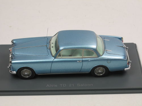 Neo 1958 Alvis TD 21 Saloon LHD blau metallic 1/43