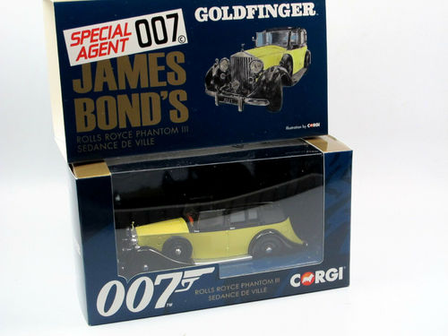 CORGI James Bond 007 Rolls Royce Phantom III Goldfinger 1/36