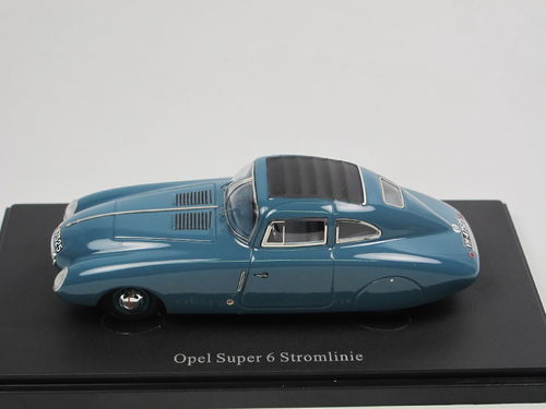 Autocult 1938 Opel Super 6 Stromlinie blau 1/43