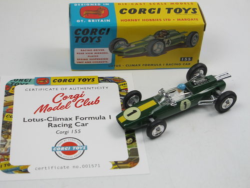 Corgi Toys 155 Lotus Climax Formula 1 Car Re-Issue