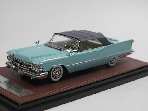 GLM 1959 Imperial Crown Convertible Top Up Blue 1/43