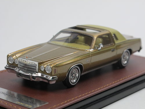 GLM 1975 Chrysler Cordoba Coupe Spanish Gold 1/43