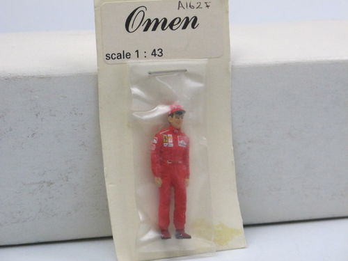 Omen Figur Michael Schumacher Ferrari 1996 1/43 handbemalt