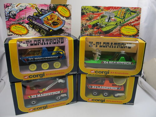 Corgi Set of 4 X-Ploratrons Scanotron Rocketron Lasertron