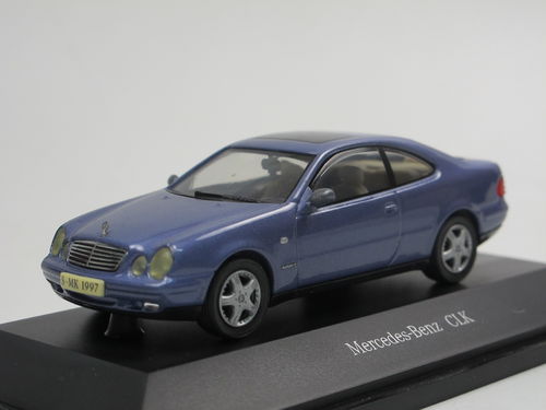 Herpa 1997 Mercedes-Benz 230 CLK blau metallic 1/43