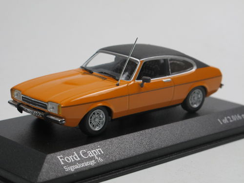 Minichamps 1974 Ford Capri II orange/schwarz 1/43