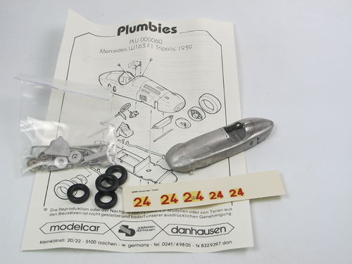 Plumbies Metal 43 Mercedes W163 F1 GP Tripolis 1939 Kit 1/43