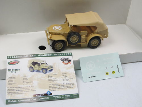Solido Dodge WC Command Car Libia Libyen 1943 WWII 1/50