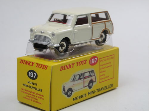 Atlas Dinky Toys 1960 Morris Mini Traveller creme 1/43