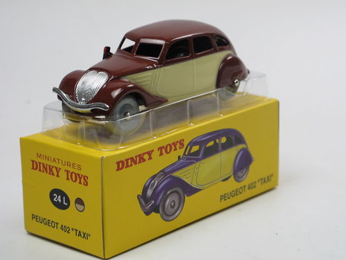 Atlas Dinky Toys 1937 Peugeot 402 TAXI ca 1/43